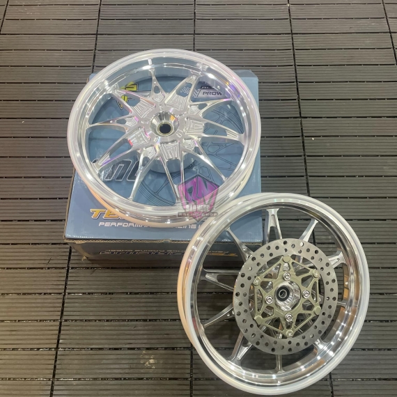 MÂM TEP RACING 10C NGÔI SAO CROM CHO VARIO / CLICK 125-150 / AB / VISION