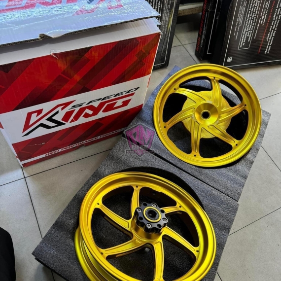 MÂM KINGSPEED 6 CÂY CHO LEAD 125 ( MÀU VÀNG )