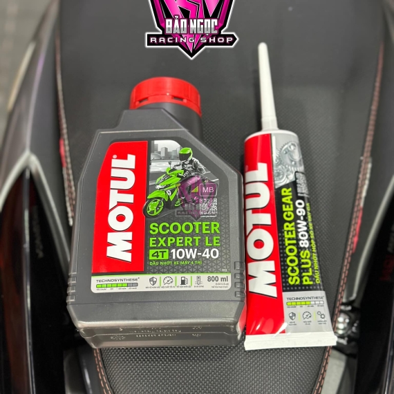 COMBO NHỚT MÁY / NHỚT LÁP MOTUL SCOOTER 
