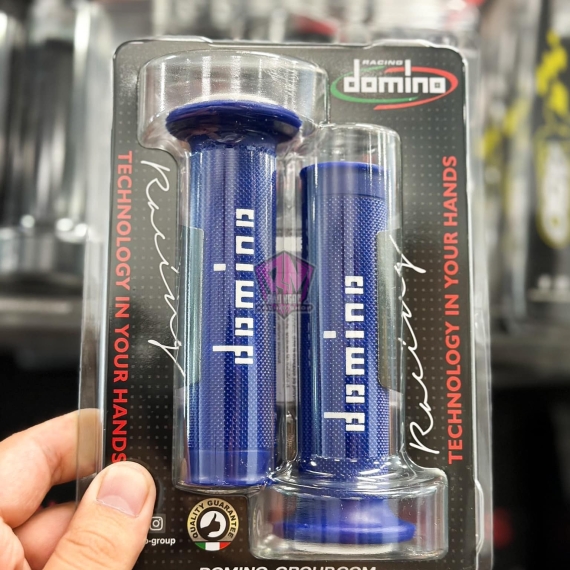 BAO TAY DOMINO A010 ROAD RACING ( XANH / TRẮNG )