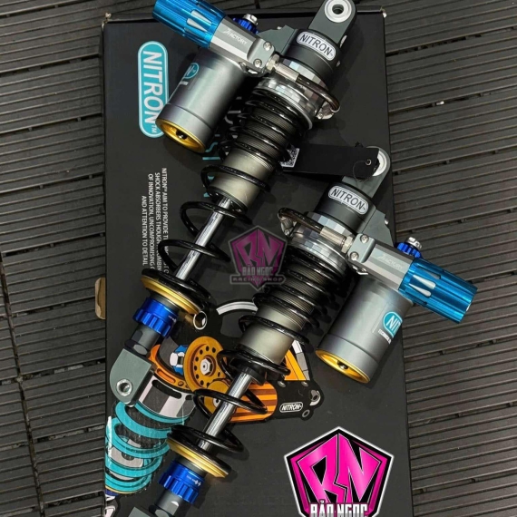 PHUỘC NITRON DNA BÌNH BẠC + HPA FACTORY 50A DÀNH CHO AIRBLADE