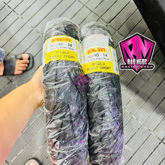 VỎ PIRELLI ROSSO 80/90-14 DÀNH CHO VARIO / CLICK / AB / VISION 