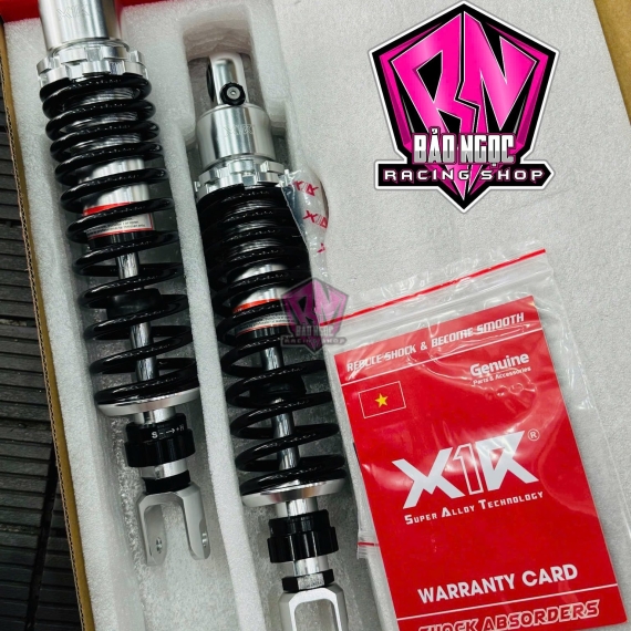 PHUỘC X1R DAYTONA ĐEN BẠC CHO AIRBLADE